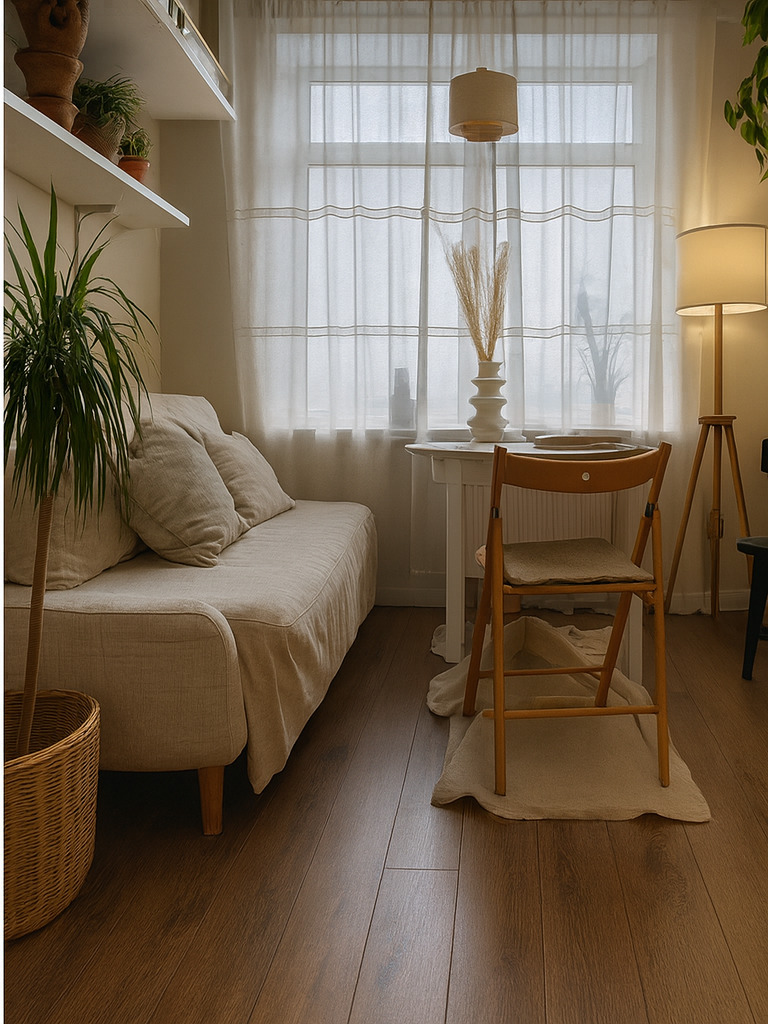 Nachher - Eingerichteter Raum